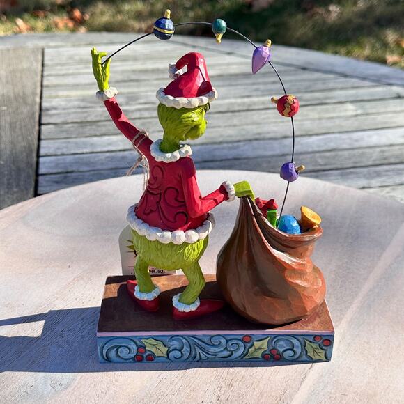 Jim Shore Grinch Juggler Figurine 6006568 Dr. Seuss Santa Christmas Statue NEW - Picture 11 of 11